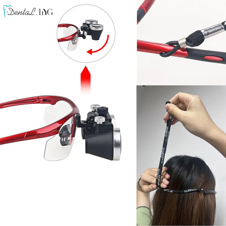 Dentistry Binocular Magnifier 2.5X 3.5X Loupes &ndash; Ultralight