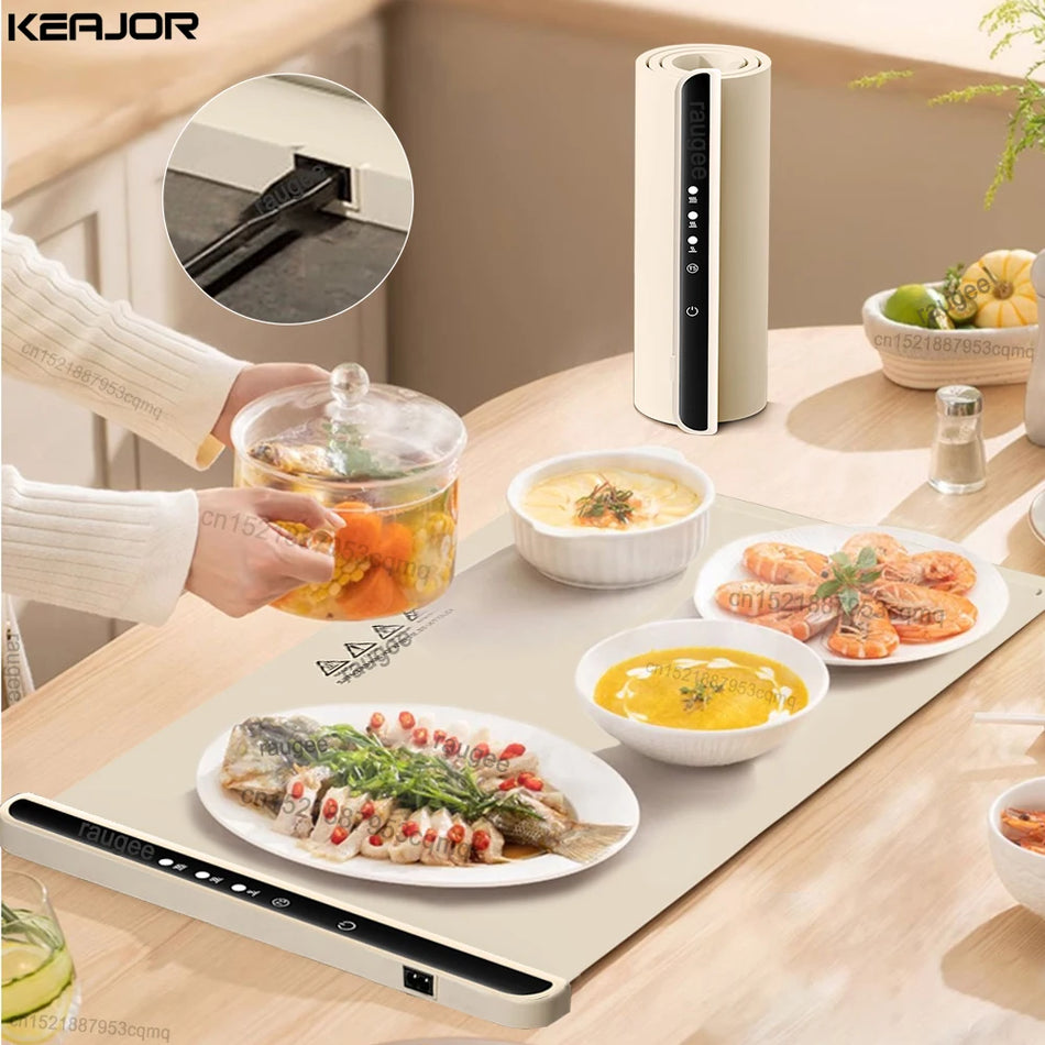 Electric Warming Tray Food Warmer Plate &ndash; Fast Heating