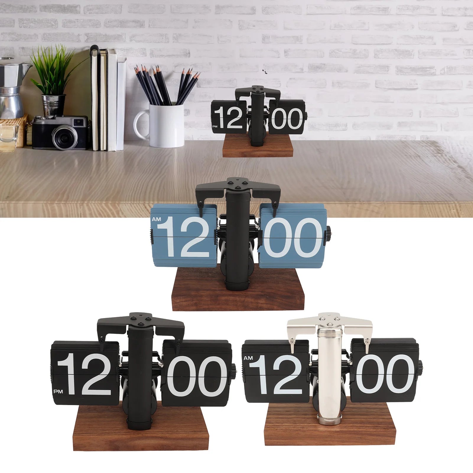 Digital Down Clock Aesthetic Desk Clock &ndash; Easy Time Reading