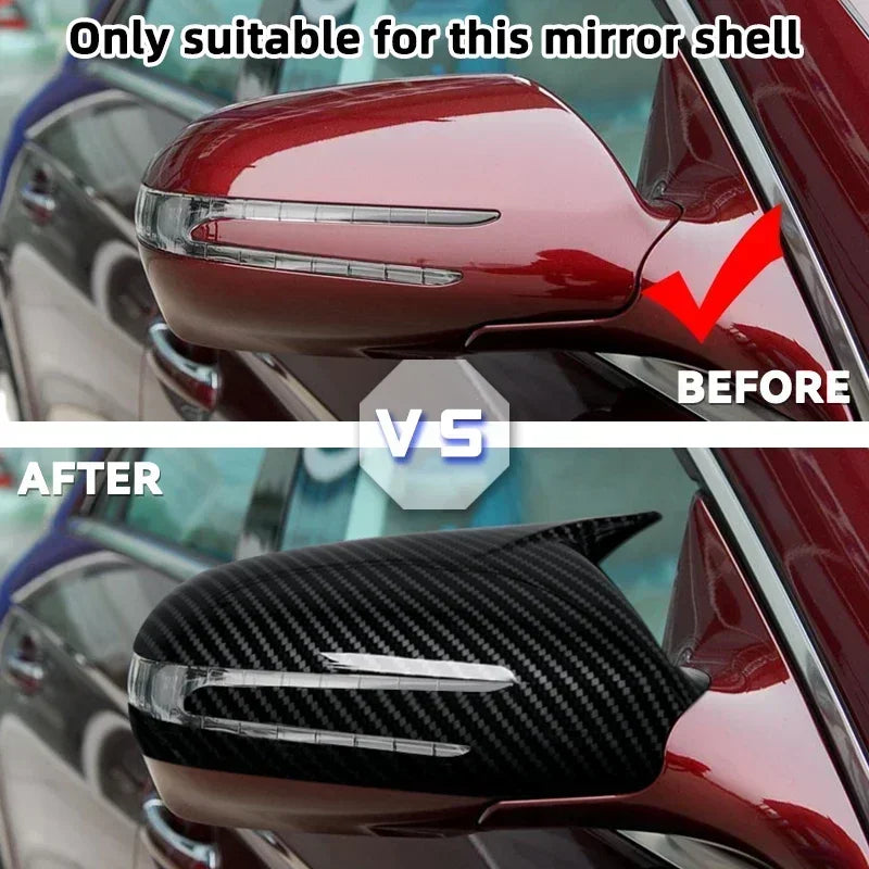 Coperture degli specchietti in fibra di carbonio Mercedes CLS C219 W219 2009 2011