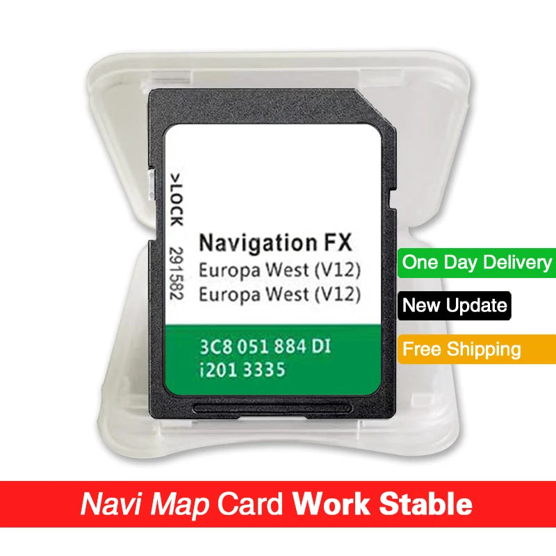 FX V12 Europa 2020 &ndash; Sat Nav SD Card Navigation for VW FX V12 WEST / CHINA