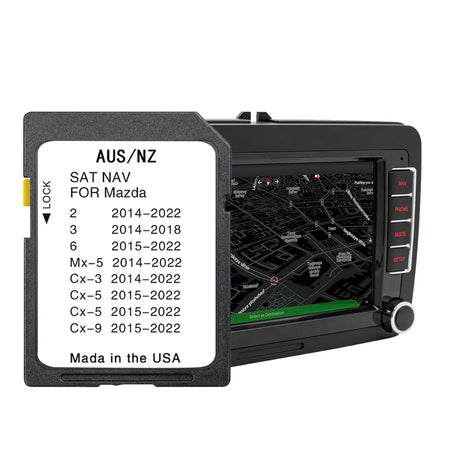 Mazda Navigation SD Card &ndash; Updated 2024 Australia New Zealand Maps