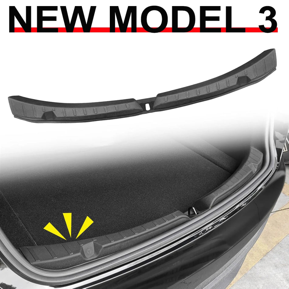 TPE Kofferraum-Schweller-Schutz für Tesla Model 3 Highland 2024 2025 2026