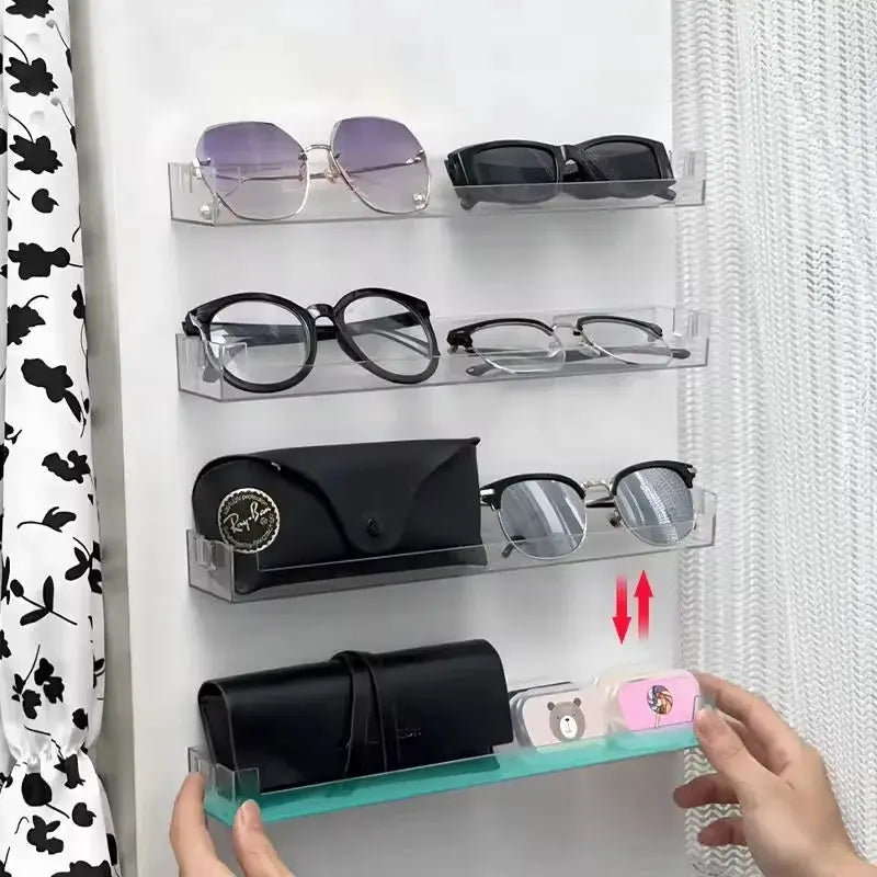 Acrylic Display Stand Wall Mounted Storage Rack Clear Doll Blind Box Storage Organizer Holder Children Shelf Home Offices by InterCyprus Trading Ltd