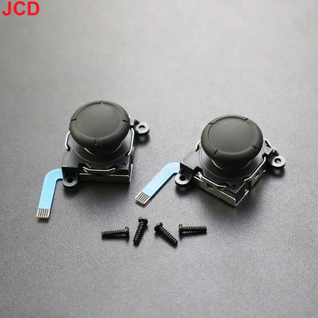 JCD Replacement 3D Joystick for Nintendo Switch &amp; Lite - Analog Thumb Stick Repair Tool black 2pcs