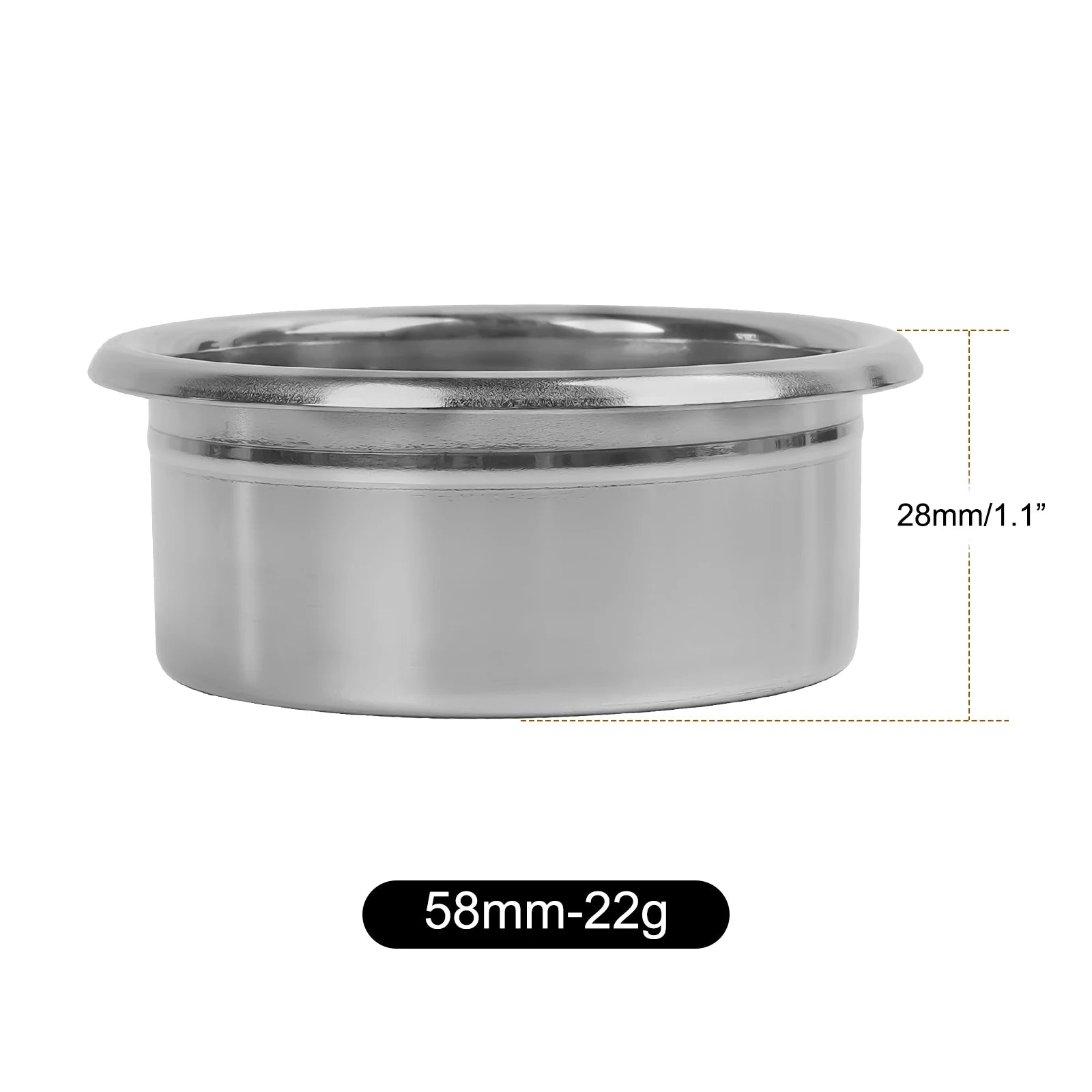 IKAPE Beehive Filter Basket &ndash; Precision Laser Cut Holes Silver 58MM (22g) / CHINA