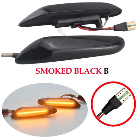 Car Led Dynamic Side Marker Turn Signal Light Indicator Blinker Lamp Signal Lamp For BMW E90 E91 E92 E93 E60 E87 E82 E46 by InterCyprus Trading Ltd