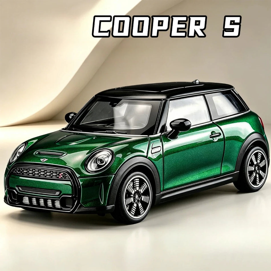 1:24 schaal diecast auto met een legering carrosserie voor Mini Cooper S