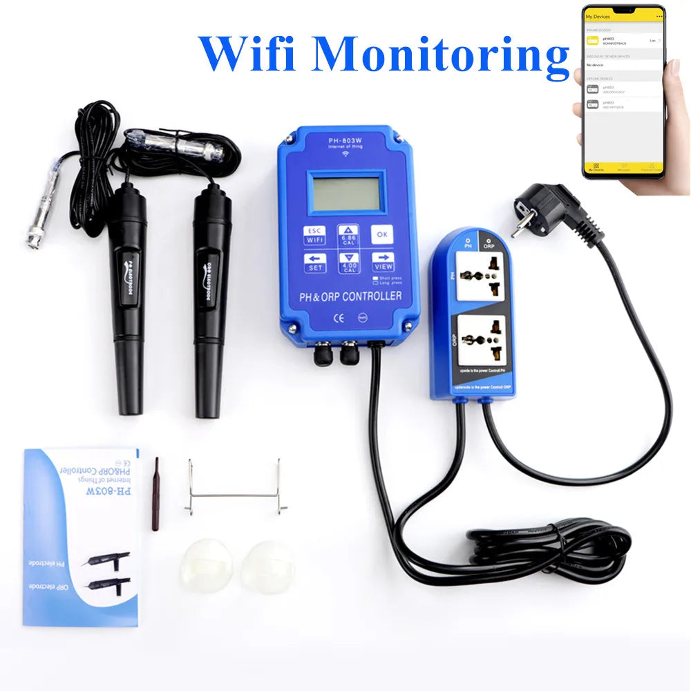 PH-803W &ndash; WiFi Enabled Water Monitoring For Hydroponics