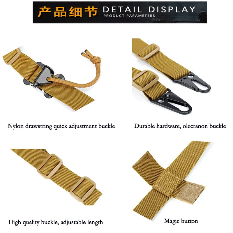 Tactical 2 Point Rifle Sling &ndash; Ultra Lightweight Design
