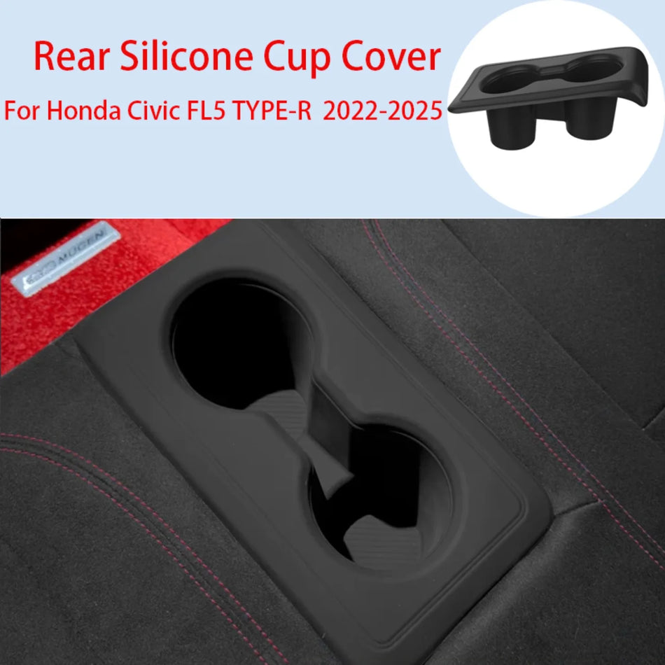 Tylna silikonowa mata antypoślizgowa na kubek do Honda Civic FL5 Type R 2022-2025