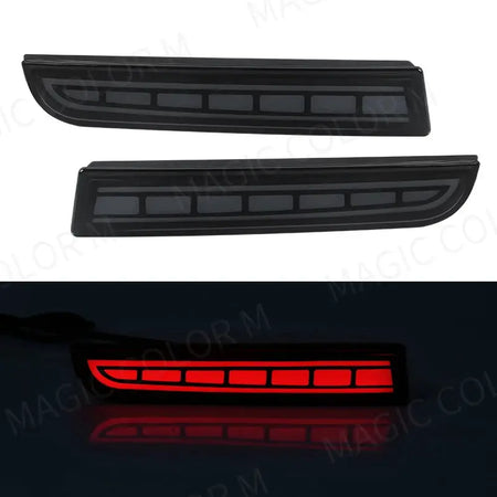 LED Rear Bumper Reflector Lights For Mitsubishi Lancer Evo Evolution ASX Outlander Sport RVR Dynamic Turn Signal Tail Brake Lamp by InterCyprus Trading Ltd