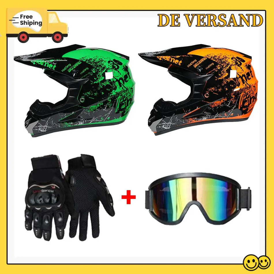 Full Face Sigurnosni Motocross Kaciga Off Road ATV Unisex