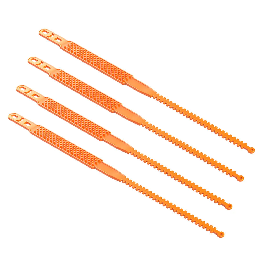 Car Tires Anti-Skid Chain &ndash; Heavy Duty Toughness For Winter Orange 4Pcs