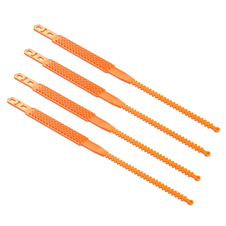 Car Tires Anti-Skid Chain &ndash; Heavy Duty Toughness For Winter Orange 4Pcs