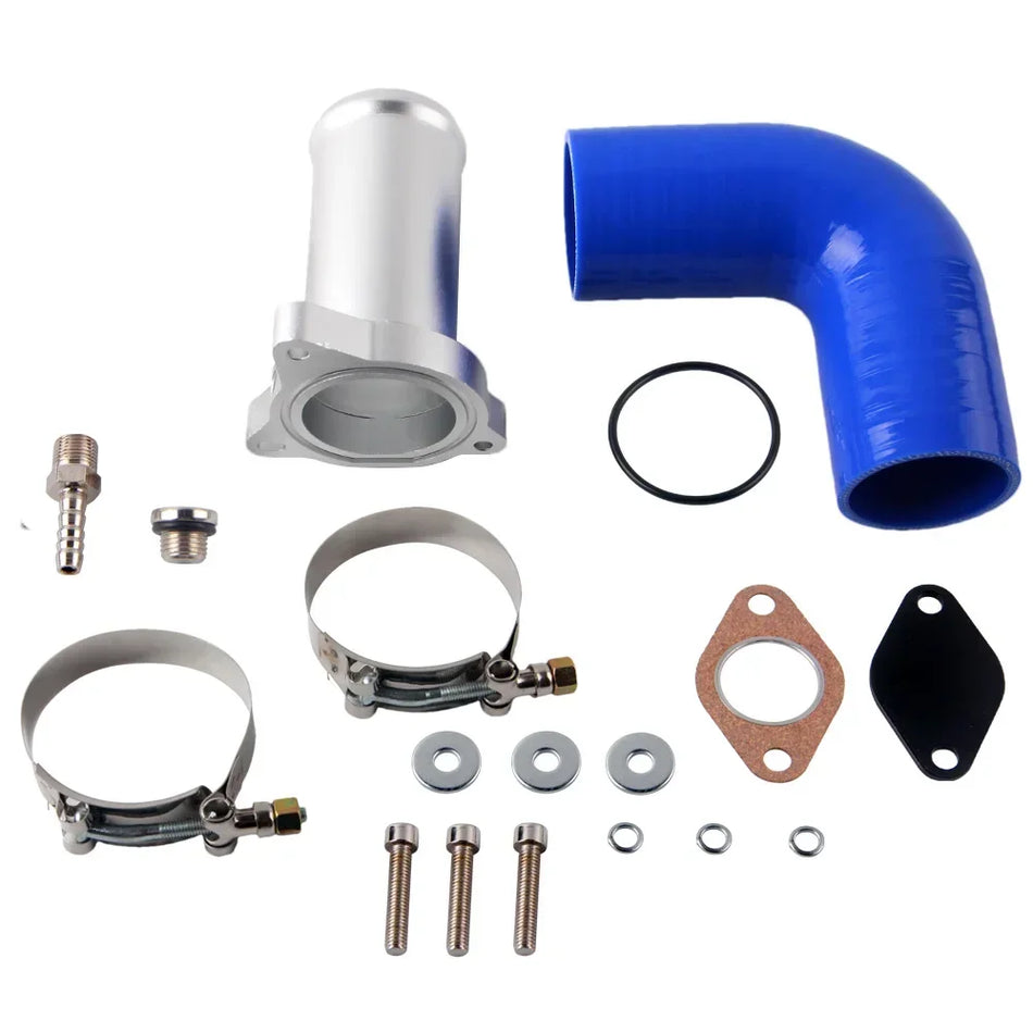 Aluminum Engine Adaptor Kit with Silicone Elbow for VW Golf 1.9 TDI PD130 PD150