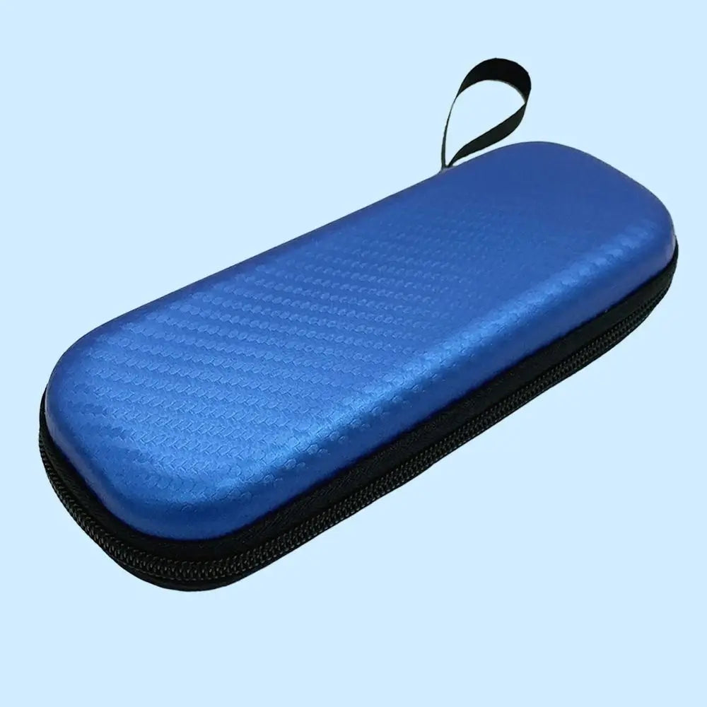 Simple PU Insulin Cooling Bag - Waterproof Thermal Insulated Blue