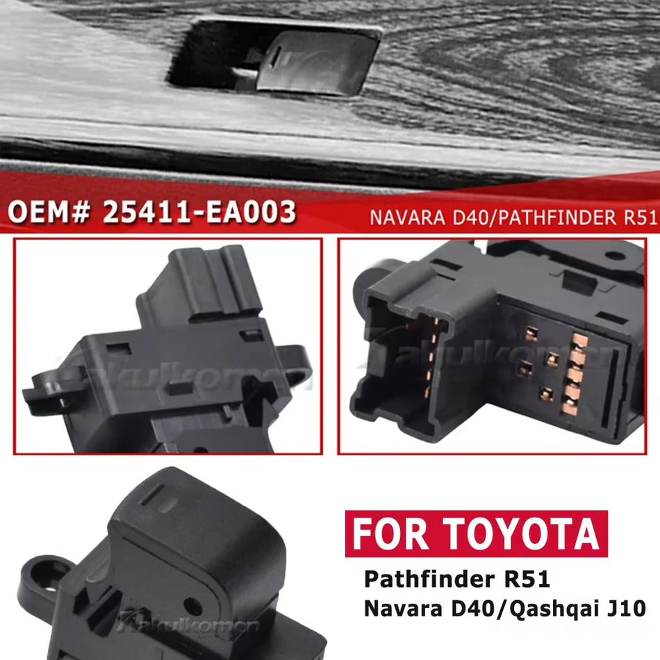 Panou de comutare pentru ridicarea geamurilor electrice pentru Nissan Qashqai, Navara D40