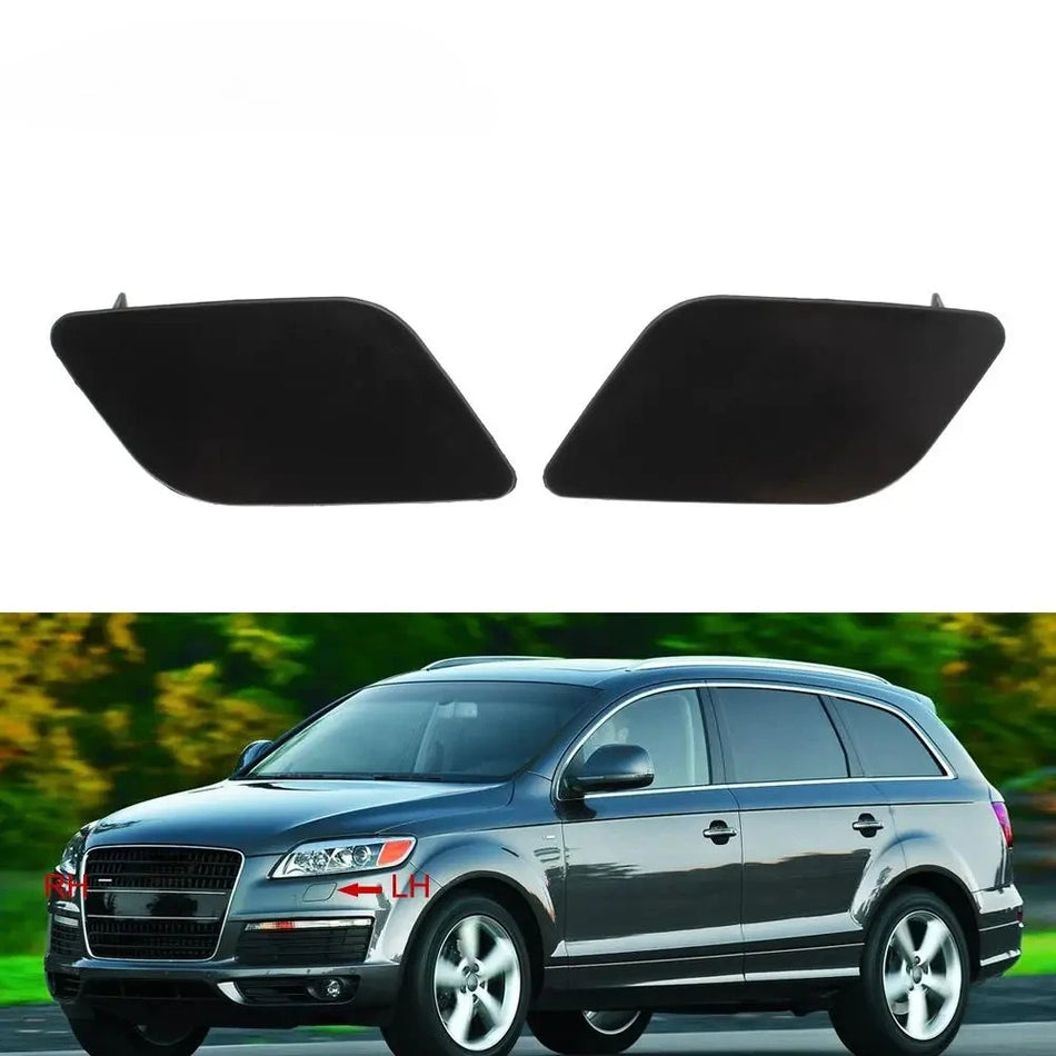 Front Headlight Washer Nozzle Jet Cover For Audi Q7 2007 2008 2009