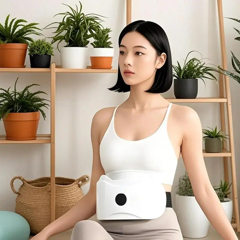 Wireless Abdominal Massager with Dual Massage Modes for Muscle Relief