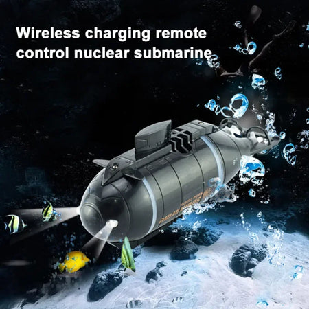 Remote Control Mini Electric Submarine Boat - Underwater Diving Racing Toy