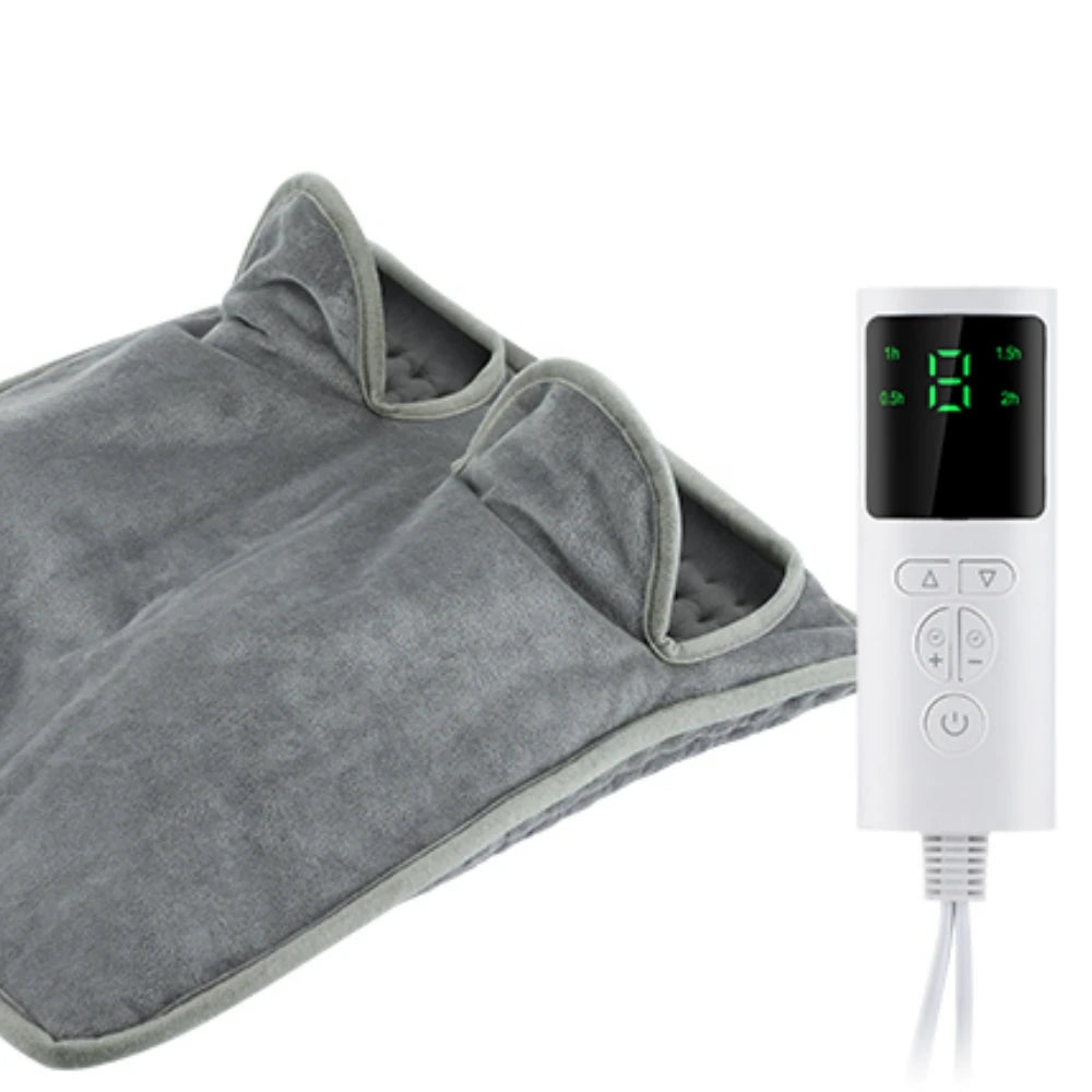 Double Sided Foot Warmers Under Desk Pad &ndash; Machine Washable US PLUG 110V