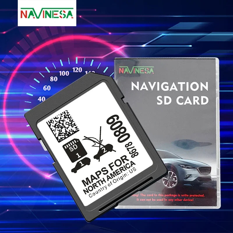 GM 8678-0809 SD Card For Cadillac CT5 &ndash; North America Maps for GM 8678 0809