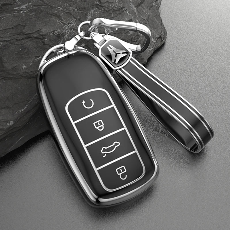 Chery Tiggo 8 Pro nyckelfodral, TPU nyckelskyddsskal