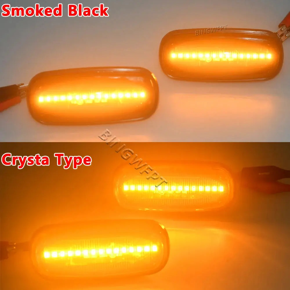 1 Pair For Land Rover Discovery 2 1999-2004 Defender Freelander 1 1997-2005 Dynamic Flowing Water LED Side Marker Light by InterCyprus Trading Ltd