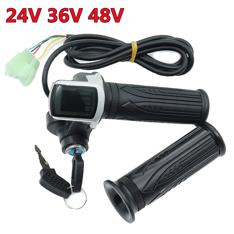 key display e bike Versatile LCD Throttle Display with Key Lock for E-Bikes and Scooters – InterCyprus Trading Ltd