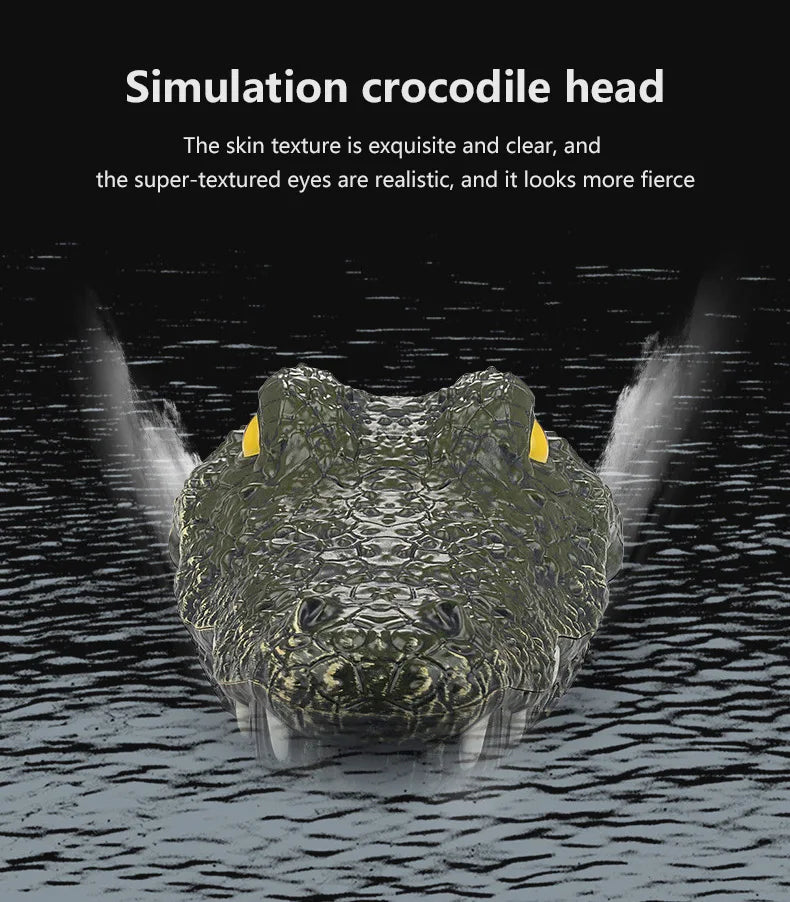 Crocodile RC Boat 2.4G - Waterproof Remote Control Fun