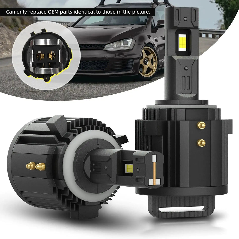 Bevinsee H7 LED Lampen CANBUS voor VW Golf GTI Passat MK7 12V