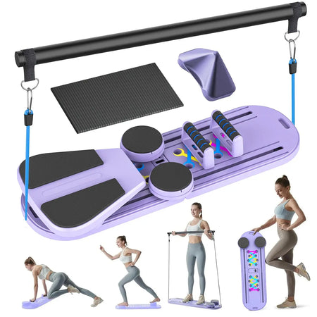 6 In 1 Abdominal Exercise Board &ndash; Full Body Core Training PURPLE / france