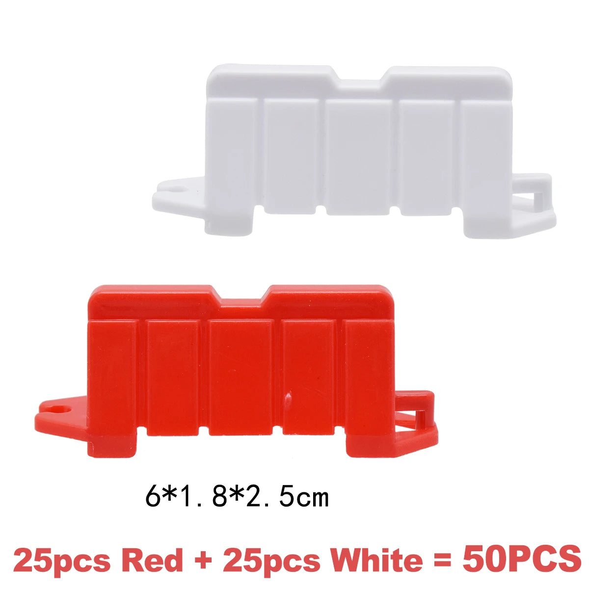 RC Car Road Barriers &ndash; Durable Plastic RC Track Barriers 50PCS