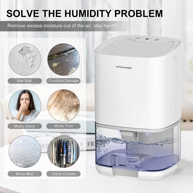 XMSJ Dehumidifier 001 &ndash; Automatic Shut-Off With Removable Water Tank