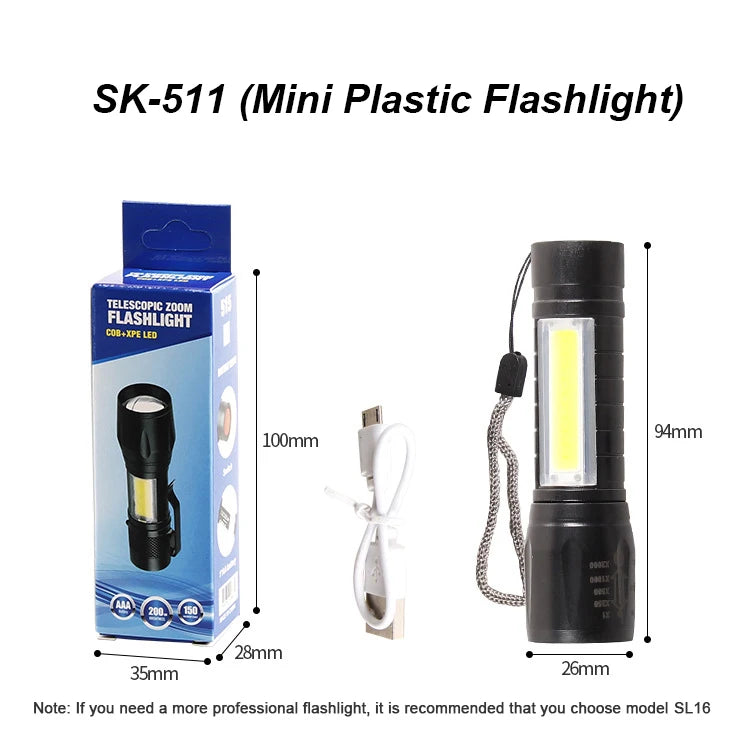 SKYRAY SL16 &ndash; Versatile Rechargeable LED Lantern SK-511