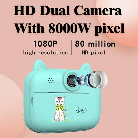 Kids Digital Video Camera For Girls Boys &ndash; Dual Cameras