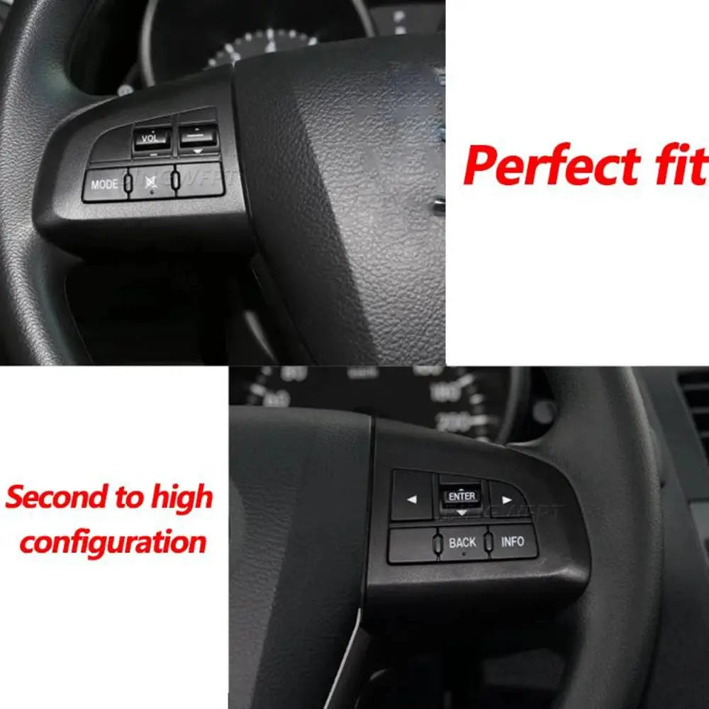 Steering Wheel Switch Volume Audio Control Button With Red Backlight For Mazda 3 BL For Mazda CX5 CX-7 2011-2015 by InterCyprus Trading Ltd