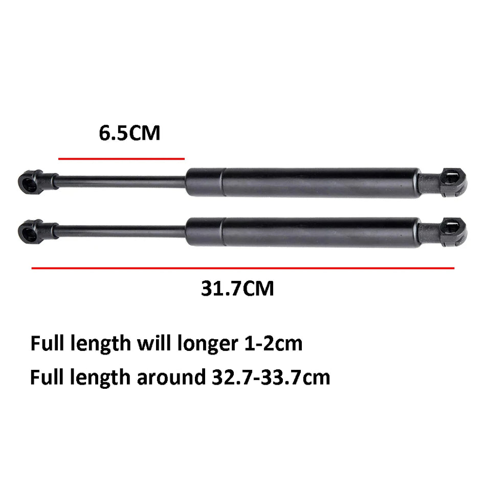 VW Touareg Hintere Glasfensterliftstütze Gasfeder Dämpfer, 2er Pack
