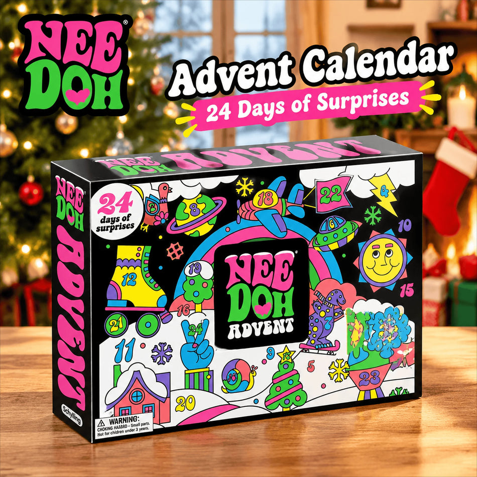 3D PVC Fidget Advent Calendar For Christmas Countdown Stress Gift