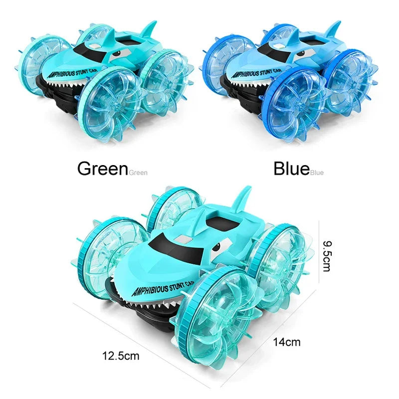 Shark Amphibious Remote Control Car &ndash; Double-Sided Flip