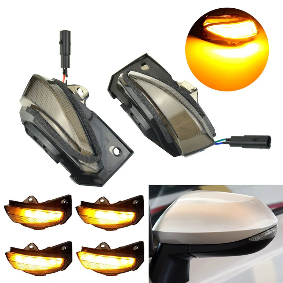 Luces de espejo de señal de giro LED dinámicas para Toyota Corolla Hatchback 2019-2021