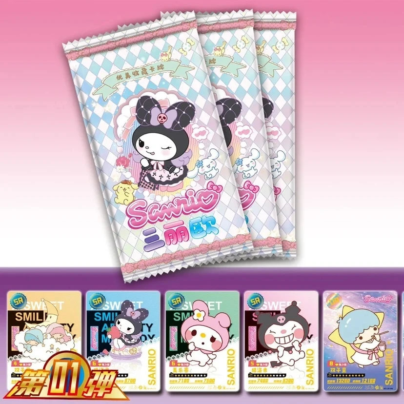 Sanrio Kuromi My Melody Trading Card Booster Box &ndash; Cute Set