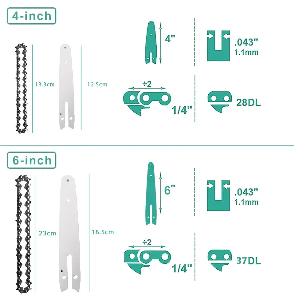 Electric Chainsaw Chain Guide Plate 6 Inch &ndash; Durable Steel