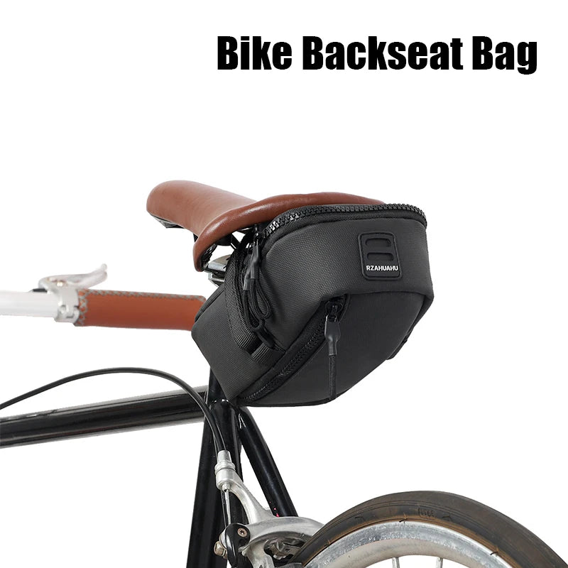 Чанта за седалка Bucklos за планински и шосеен велосипед, голям капацитет, водоустойчива, полиестер