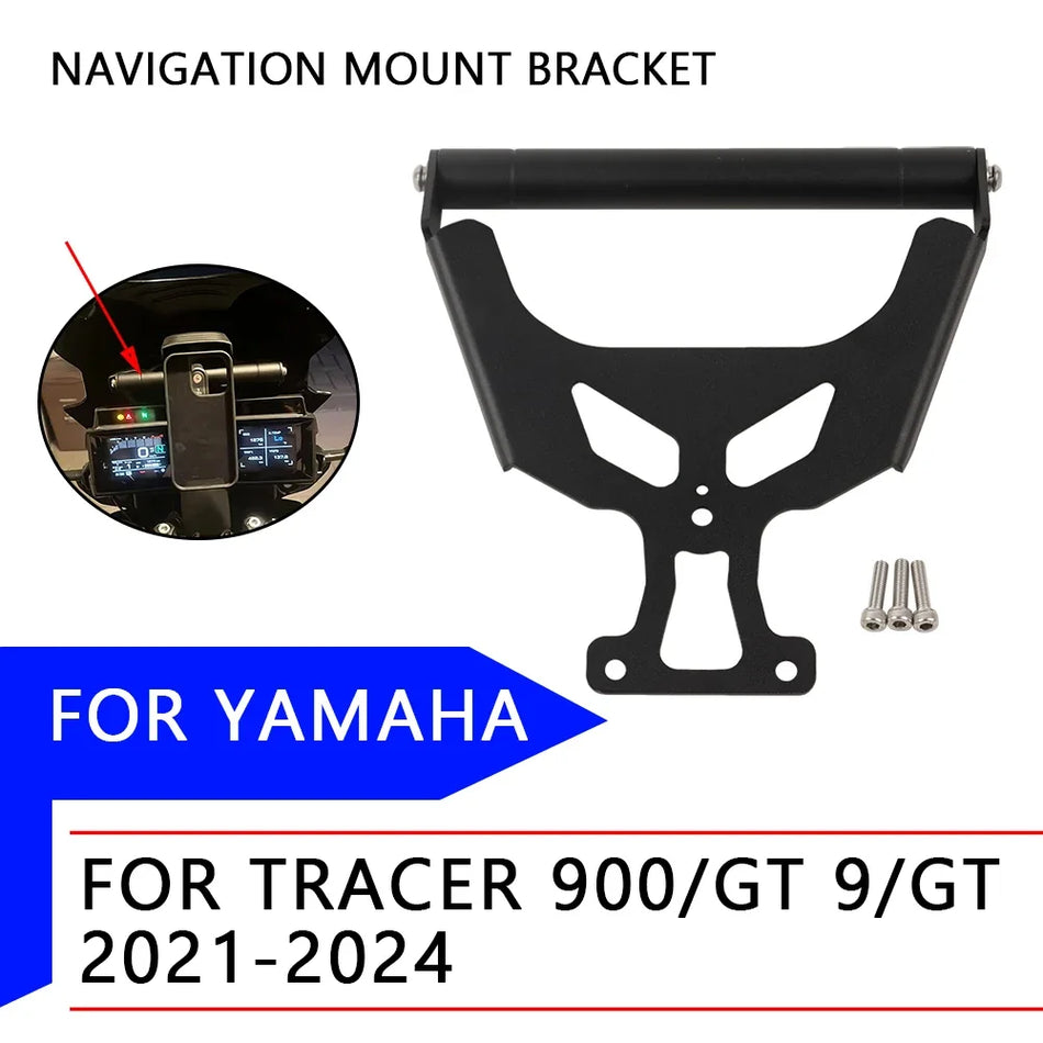 Yamaha Tracer 9GT Tālruņa GPS Navigācijas Montāžas Turētājs Stūres Pagarinājumam, Droša Universāla Piemērošana