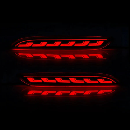 LED Rear Bumper Reflector Light For Chevrolet Cavalier 2020 2021 2022 Brake Warning Dynamic Turn Signal Lamp Car Accessories 12V by InterCyprus Trading Ltd