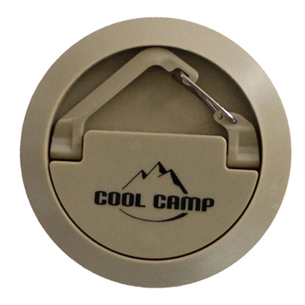 Portable Magnetic Tent Hook for Camping and Outdoor Use Khaki 1pc