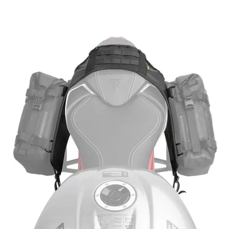 Rhinowalk Motorcycle Saddle Bag Base Tail Side Bag Mount Rack Pad Installation For Universal Motors Back Seat Luggage Accessory by InterCyprus Trading Ltd