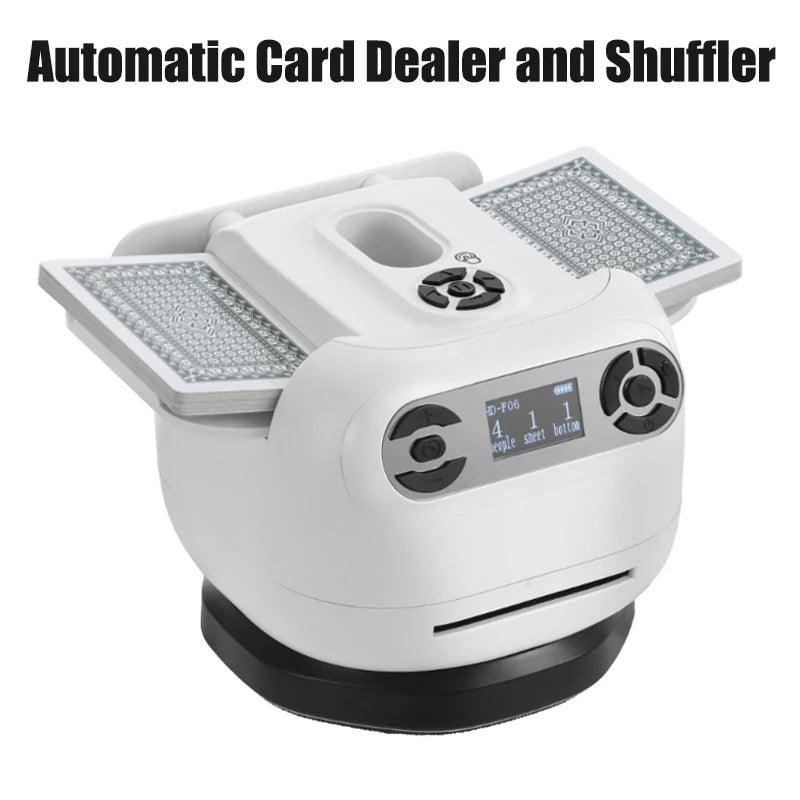 360 Degree Automatic Card Shuffler 2 In 1 &ndash; Smart Shuffling